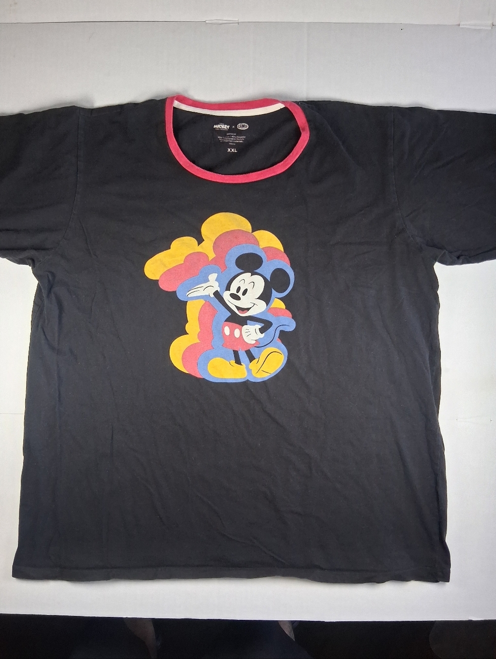 Rare Vintage Disney Mickey & Friends x CAMP Hot Diggity Dog t-shirt Mens XXL